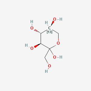 molecular formula C6H12O6 B583974 L-[5-13C]Sorbose CAS No. 478506-36-4