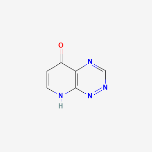 molecular formula C6H4N4O B583975 Pyrido[3,2-e][1,2,4]triazin-5-ol CAS No. 145675-24-7