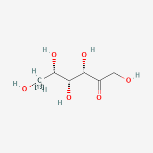molecular formula C6H12O6 B583979 L-sorbose-6-13C 