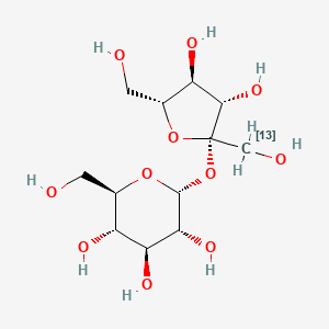 molecular formula C12H22O11 B583980 [1-13Cfru]sucrose CAS No. 154368-11-3