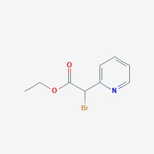 molecular formula C9H10BrNO2 B058399 Ethyl bromo(pyridin-2-yl)acetate CAS No. 123761-15-9