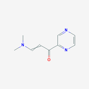 molecular formula C9H11N3O B058401 3-(Dimethylamino)-1-(2-pyrazinyl)-2-propen-1-one CAS No. 111781-53-4