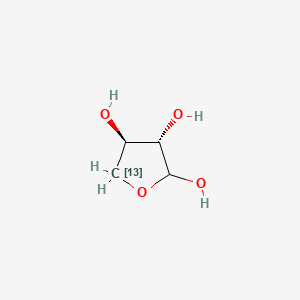 molecular formula C4H8O4 B584011 D-[4-13C]Threose CAS No. 90913-09-0