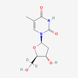 molecular formula C10H14N2O5 B584019 Thymidine-d2 