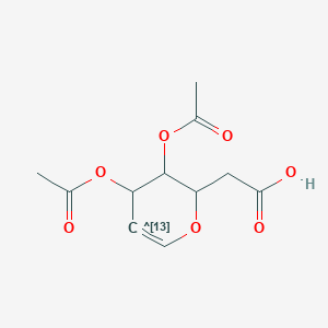 molecular formula C12H16O7 B584031 Tri-O-acetyl-D-[2-13C]glucal CAS No. 478529-36-1