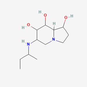 6-[(Butan-2-yl)amino]octahydroindolizine-1,7,8-triol