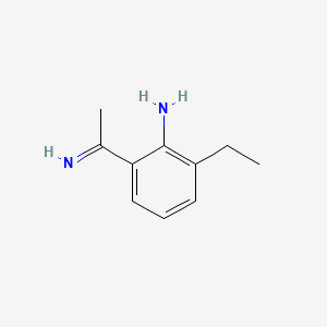 2-Ethanimidoyl-6-ethylaniline