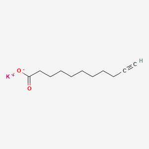 molecular formula C11H17KO2 B584061 Potassium;undec-10-ynoate CAS No. 155656-79-4