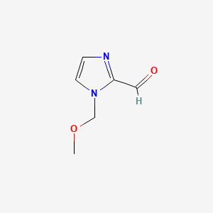 molecular formula C6H8N2O2 B584075 1-(Methoxymethyl)-1H-imidazole-2-carbaldehyde CAS No. 154028-49-6