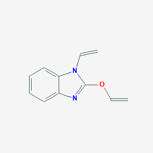 molecular formula C11H10N2O B058408 2-Ethenoxy-1-ethenylbenzimidazole CAS No. 120834-34-6