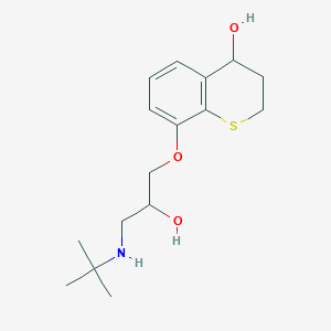 2H-1-Benzothiopyran-4-ol, 8-(3-((1,1-dimethylethyl)amino)-2-hydroxypropoxy)-3,4-dihydro-
