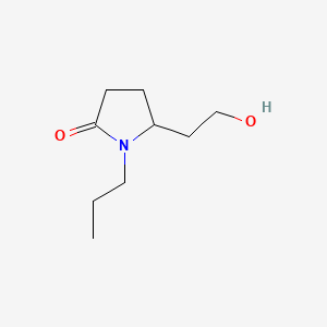5-(2-Hydroxyethyl)-1-propylpyrrolidin-2-one