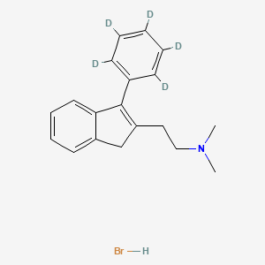 N,N-Dimethyl-3-phenyl-1H-indene-2-ethanamine-d5 Hydrobromide