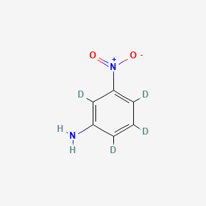 molecular formula C6H6N2O2 B584112 3-Nitroaniline-2,4,5,6-d4 CAS No. 115044-52-5