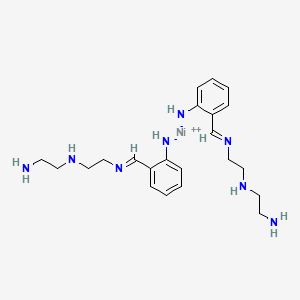 [2-[2-(2-Aminoethylamino)ethyliminomethyl]phenyl]azanide; nickel