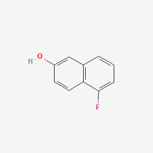 molecular formula C10H7FO B584125 5-Fluoronaphthalen-2-ol CAS No. 741693-88-9