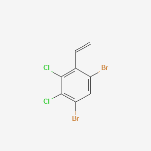 B584130 4,6-Dibromo-2,3-dichlorostyrol CAS No. 1797117-05-5