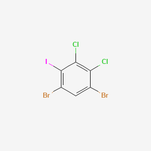 4,6-Dibromo-2,3-dichloroiodobenzene