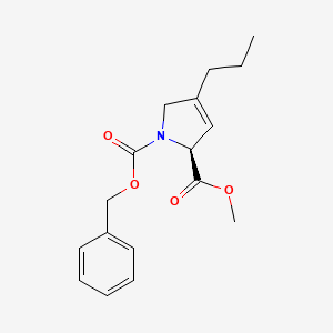 (S)-1-Benzyl 2-methyl 4-propyl-1H-pyrrole-1,2(2H,5H)-dicarboxylate