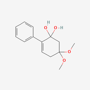 molecular formula C14H18O4 B584133 [1,1-Biphenyl]-2,2-diol,4,4-dimethoxy- CAS No. 156206-33-6