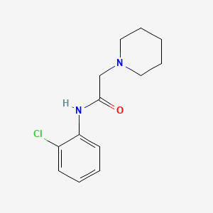 molecular formula C13H17ClN2O B5841439 N-(2-chlorophenyl)-2-piperidin-1-ylacetamide CAS No. 38367-23-6