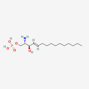 [(E,2S,3R)-2-amino-3-hydroxypentadec-4-enyl] dihydrogen phosphate