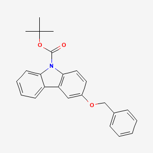 Tert-butyl 3-phenylmethoxycarbazole-9-carboxylate