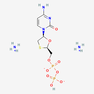 molecular formula C8H19N5O9P2S B584177 Lamivudine Diphosphate Ammonium Salt CAS No. 1187058-41-8
