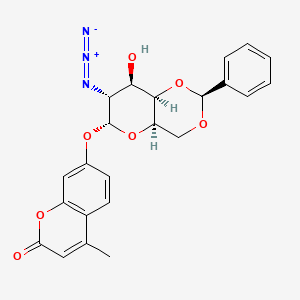 4-Methylumbelliferyl 2-Azido-2-deoxy-4,6-O-phenylmethylene-|A-D-galactopyranoside