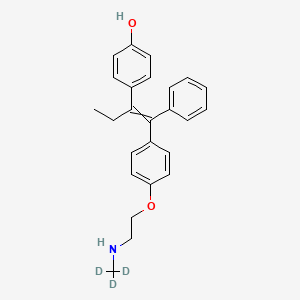 4-[1-Phenyl-1-[4-[2-(trideuteriomethylamino)ethoxy]phenyl]but-1-en-2-yl]phenol