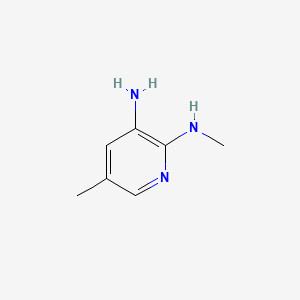 molecular formula C7H11N3 B584207 2-N,5-dimethylpyridine-2,3-diamine CAS No. 155790-13-9