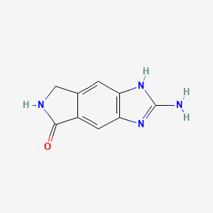 2-Amino-6,7-dihydroimidazo[4,5-f]isoindol-5(1H)-one