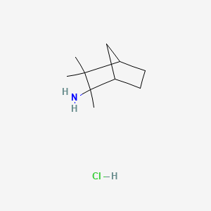 molecular formula C10H20ClN B584215 N-Demethyl Mecamylamine CAS No. 859995-07-6