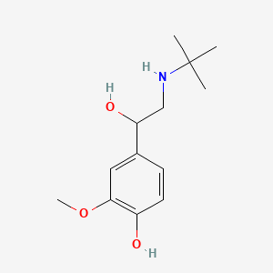 4-[2-(Tert-butylamino)-1-hydroxyethyl]-2-methoxyphenol