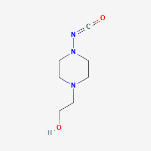 molecular formula C7H13N3O2 B584236 2-(4-Isocyanatopiperazin-1-YL)ethanol CAS No. 151291-43-9