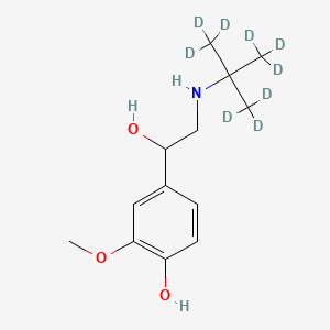molecular formula C13H21NO3 B584239 3-O-Methyl Colterol-d9 CAS No. 1346599-83-4