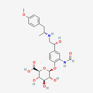 molecular formula C25H32N2O10 B584251 Formoterol beta-D-glucuronide CAS No. 615551-59-2