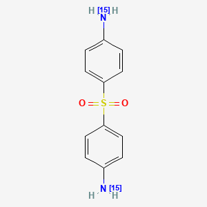 molecular formula C12H12N2O2S B584252 Dapsone-15N2 CAS No. 287476-19-1