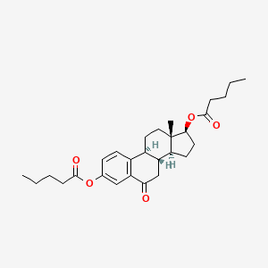 (17beta)-3,17-Bis[(1-oxopentyl)oxy]-estra-1,3,5(10)-trien-6-one
