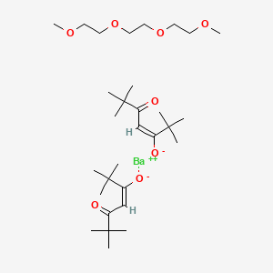 Bis(2,2,6,6-tetramethyl-3,5-heptanedionato)barium triglyme adduct