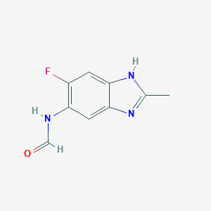 Formamide, N-(6-fluoro-2-methyl-1H-benzimidazol-5-YL)-(9CI)