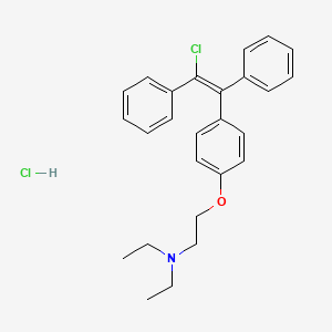 molecular formula C26H29Cl2NO B584261 trans-Clomiphene Hydrochloride CAS No. 14158-65-7