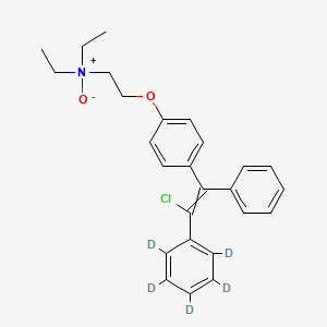 molecular formula C26H28ClNO2 B584262 Clomiphene-d5 N-Oxide CAS No. 1346606-55-0