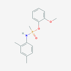 molecular formula C16H20NO3P B5842687 N-[(2-methoxyphenoxy)-methylphosphoryl]-2,4-dimethylaniline 