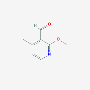 B058427 2-Methoxy-4-methylnicotinaldehyde CAS No. 123506-68-3