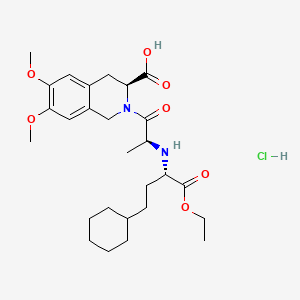 (Desphenyl)cyclohexyl moexepril hydrochloride
