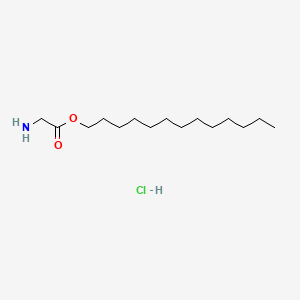 molecular formula C15H32ClNO2 B584271 Tridecyl 2-Aminoacetate Hydrochloride CAS No. 94856-88-9