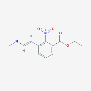 molecular formula C13H16N2O4 B5842710 ethyl 3-[(E)-2-(dimethylamino)ethenyl]-2-nitrobenzoate 