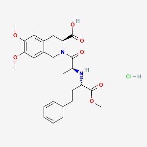 molecular formula C26H33ClN2O7 B584274 Moexipril methyl ester CAS No. 1356841-17-2