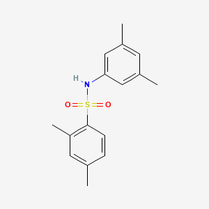 molecular formula C16H19NO2S B5842777 N-(3,5-Dimethyl-phenyl)-2,4-dimethyl-benzenesulfonamide 